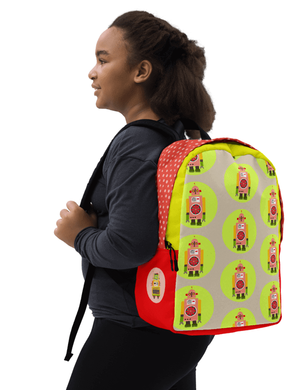 Gyro the Atomic Robot - Backpack in Lime and Red product image (1)