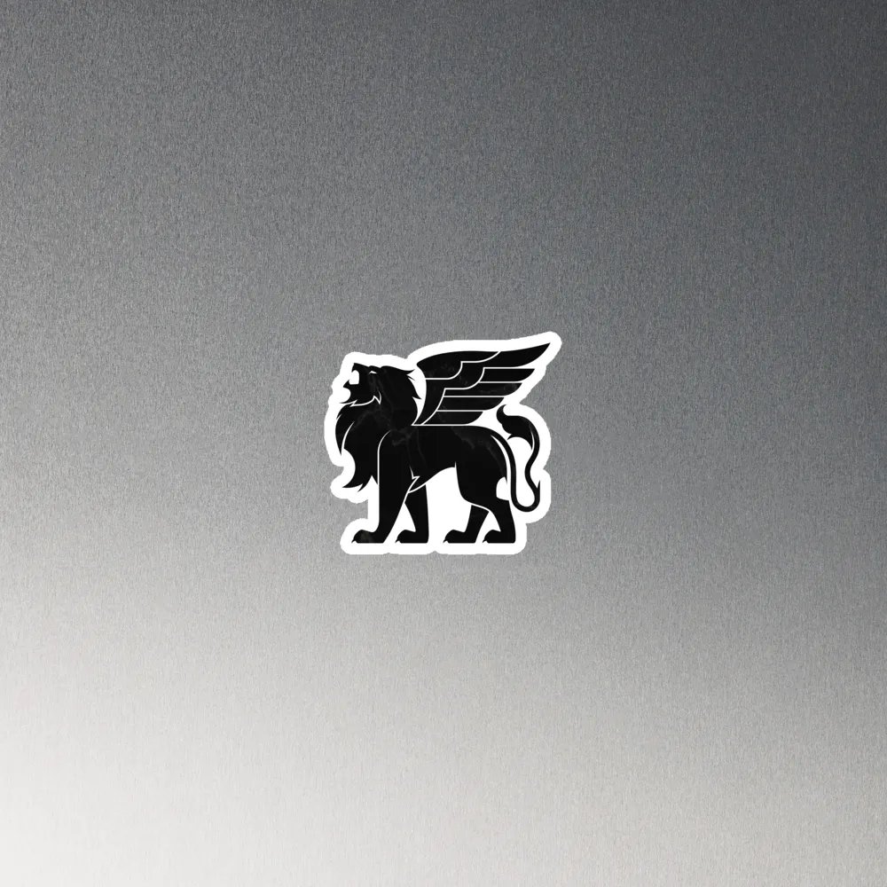 Verardi Famiglia Emblem (Black) ✦ Die-Cut Magnets product image (4)