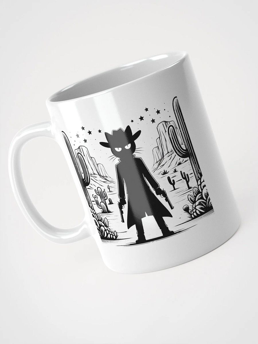 Cat Cowboy Silhouette Mug product image (3)