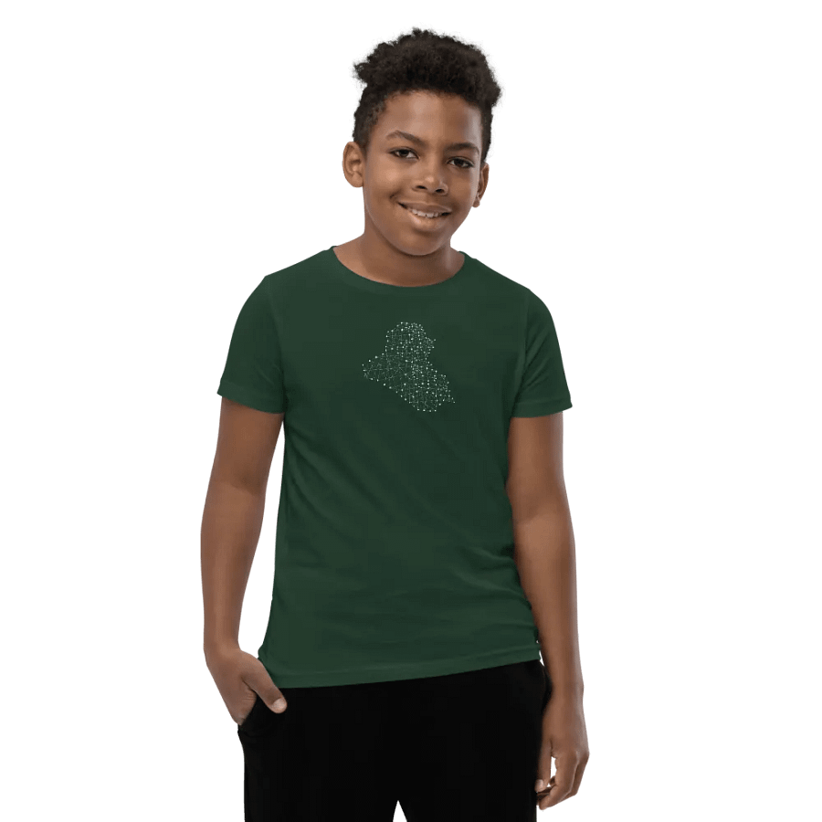Iraq Map Youth T-Shirt product image (8)