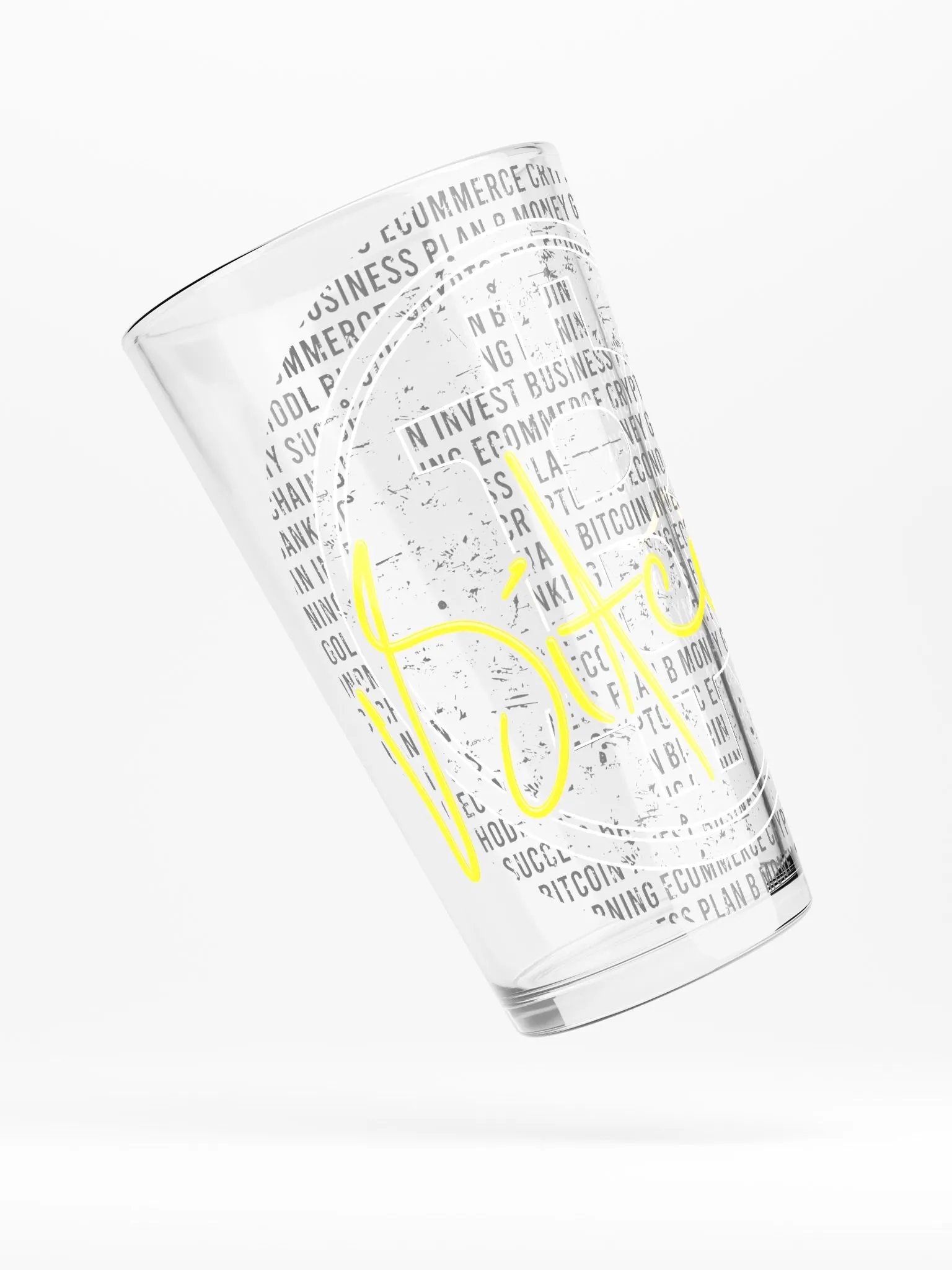 Bitcoin Script Shaker Pint Glass product image (5)