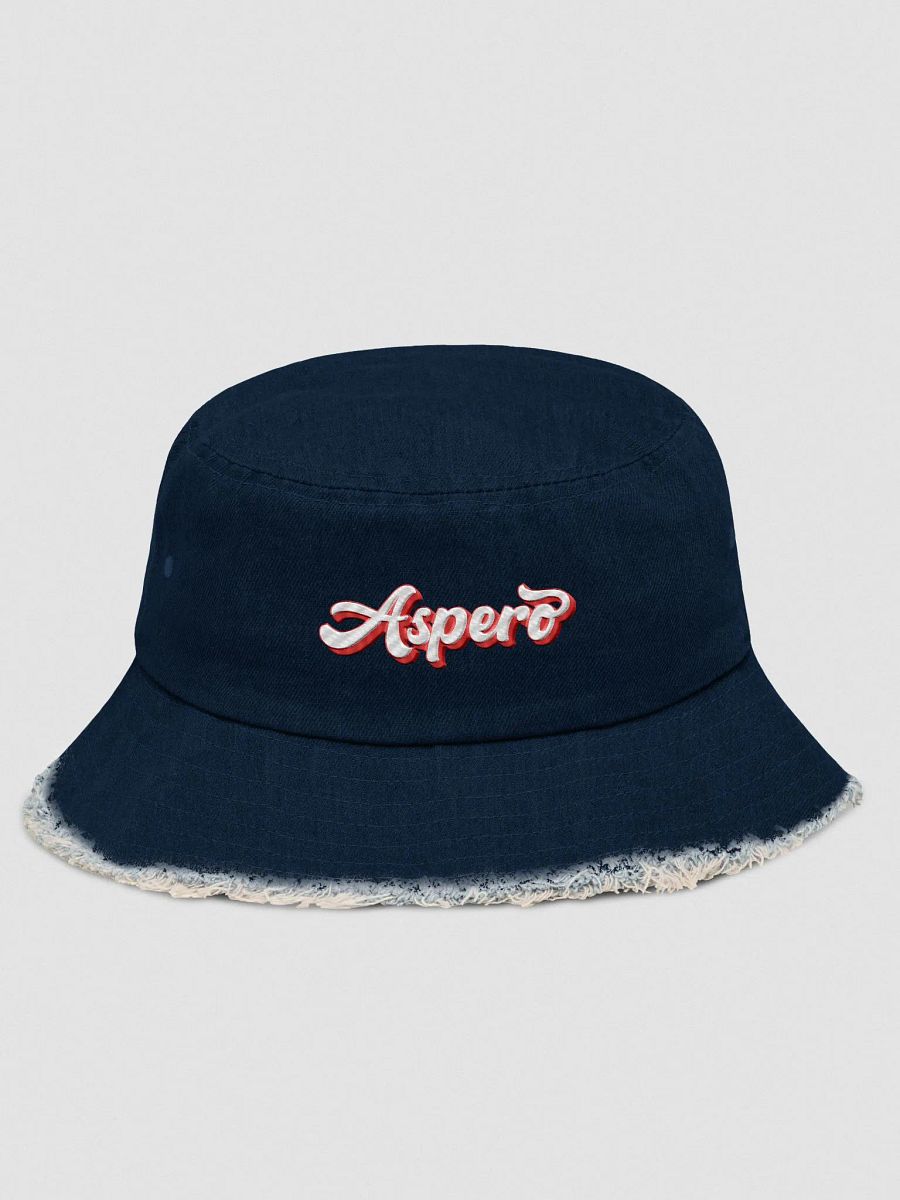 Aspero Script Denim Bucket Hat product image (4)