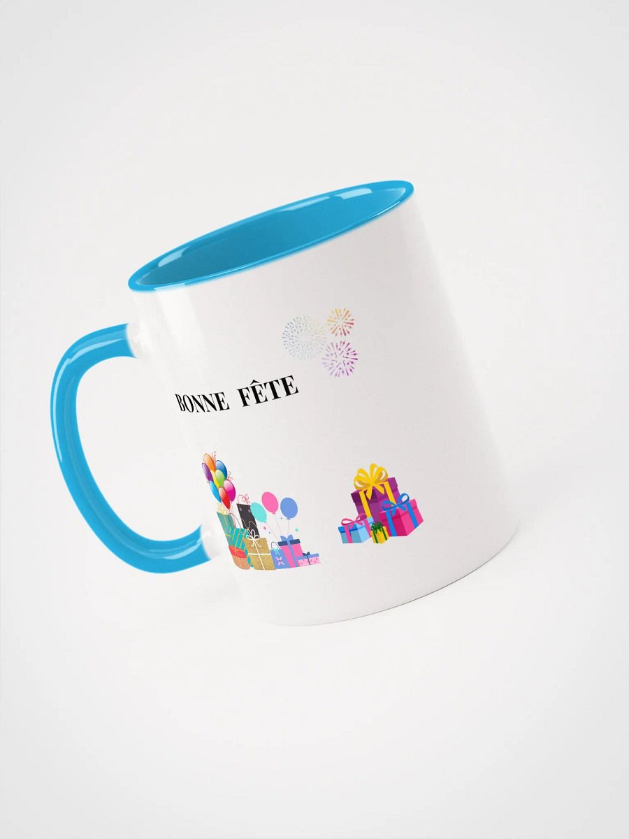 Festive Surprise Ceramic Mug Bonne Fête - Happy Birthday product image (3)