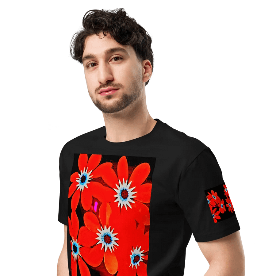 Vibrant Floral Delight T-Shirt product image (4)