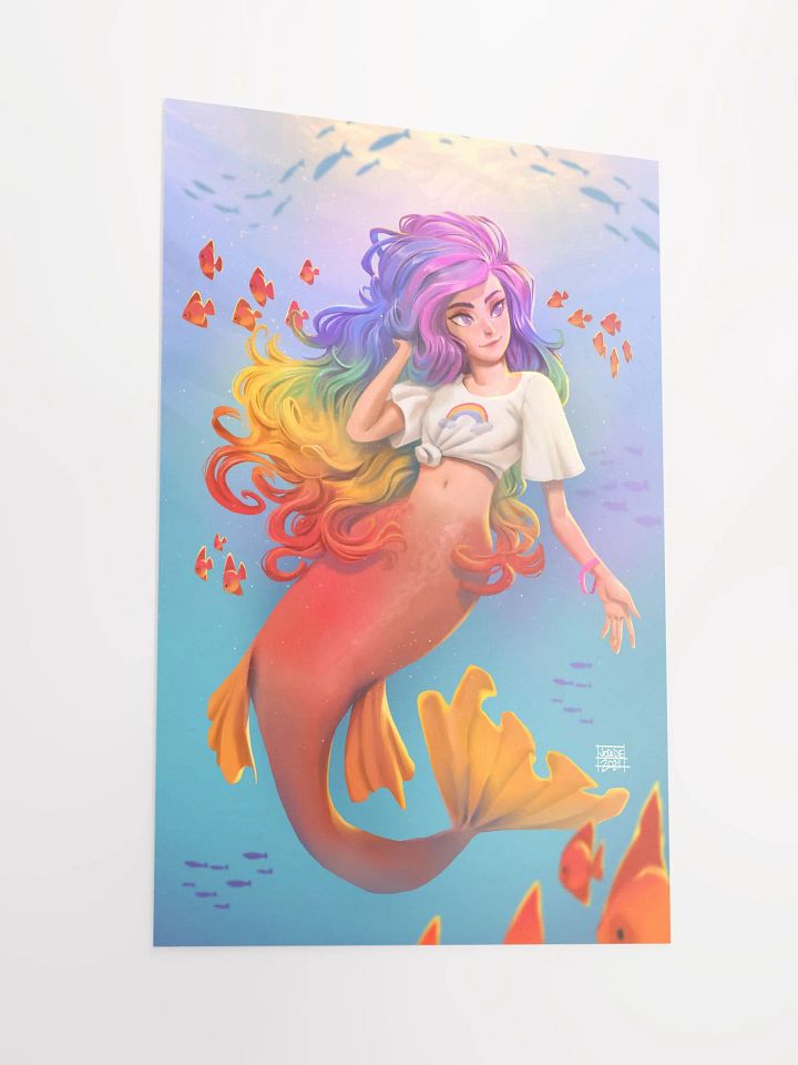 Rainbow Mermaid - Print product image (2)