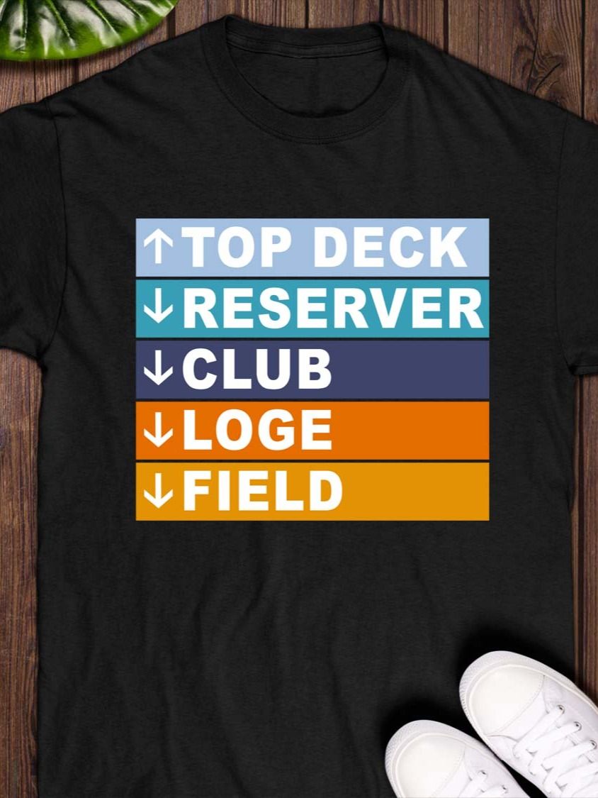 Top Deck Reserver Club Loge Field T-Shirt product image (1)