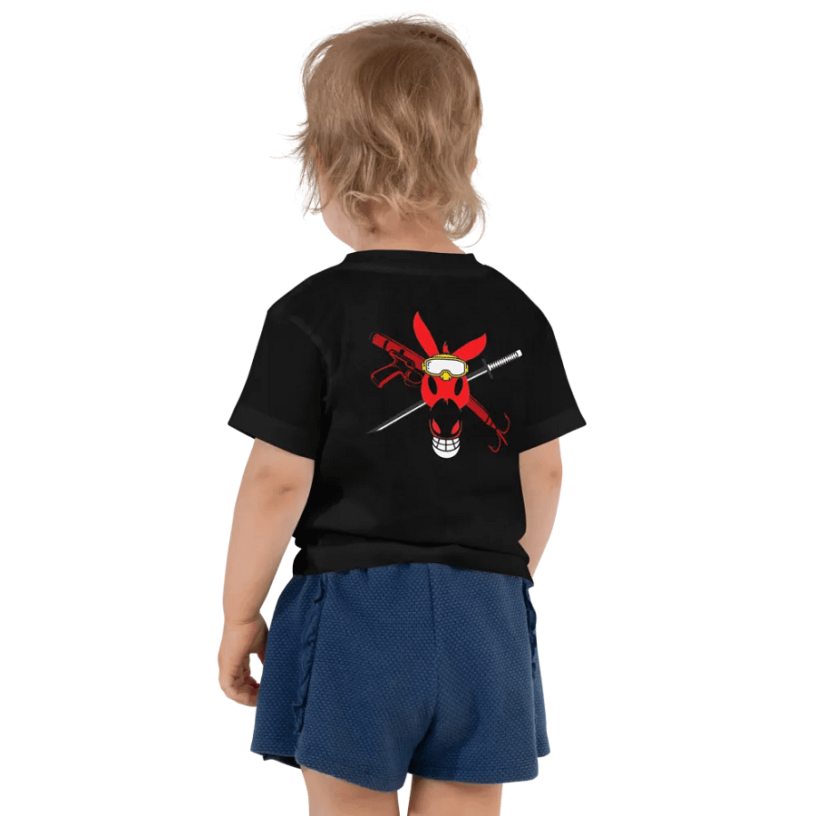 Creanak Toddler T's w/ Redass Jolly Roger product image (1)