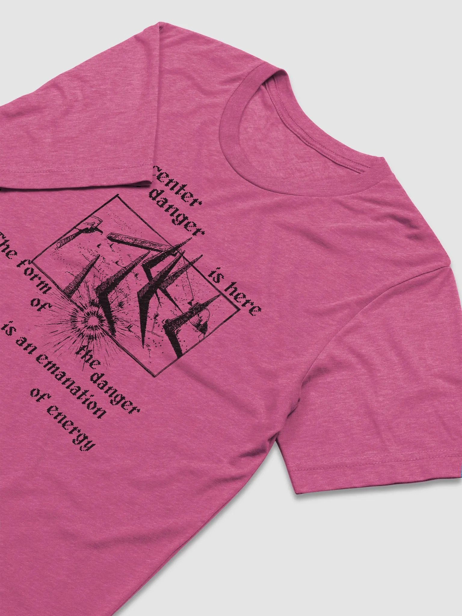 THE CENTER OF DANGER IS HERE (black) product image (17)