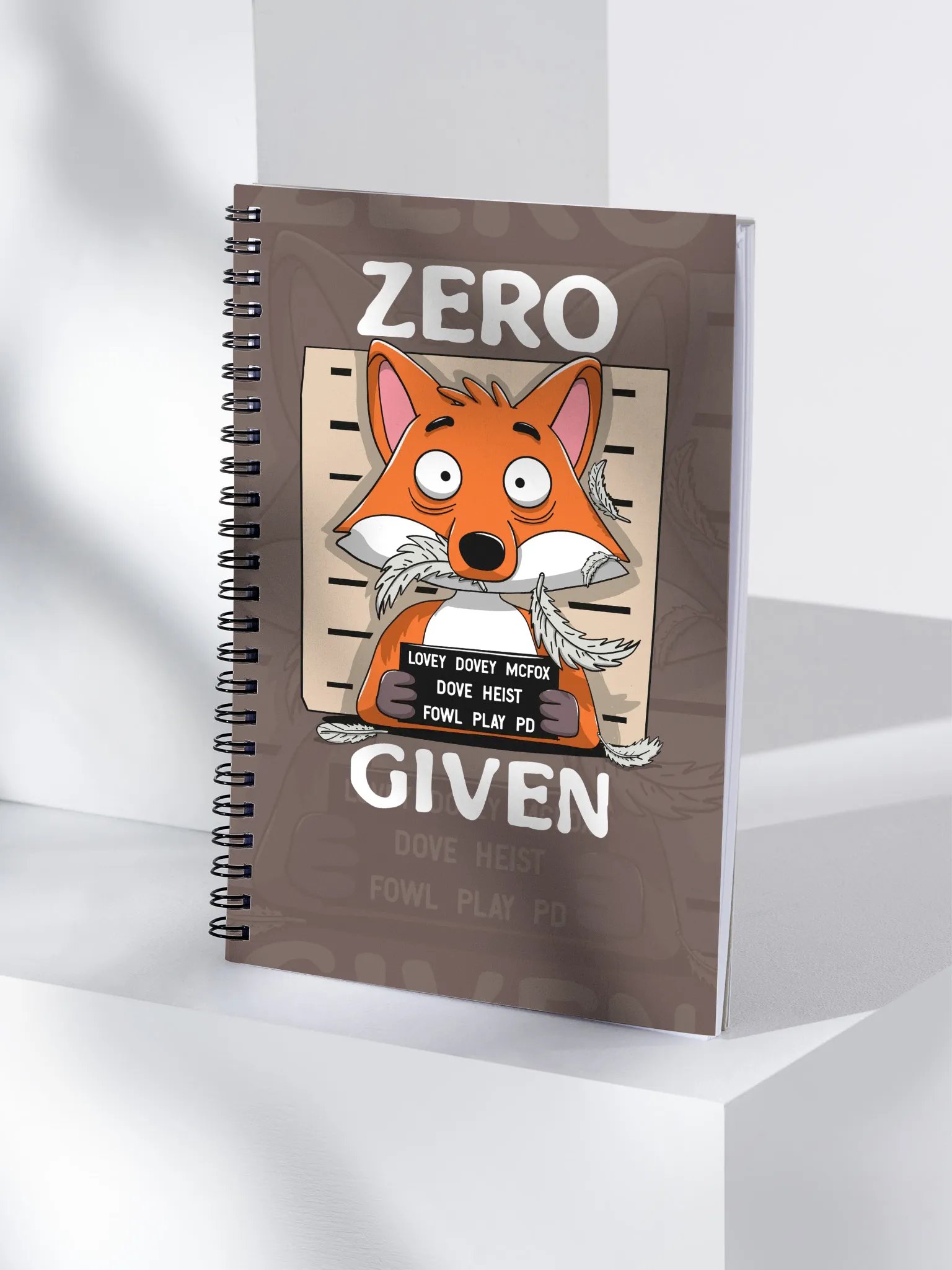 Zero Fox Given Funny Fox Notepad – Punny Animal Stationery for Sass, Notes & Laughs product image (4)