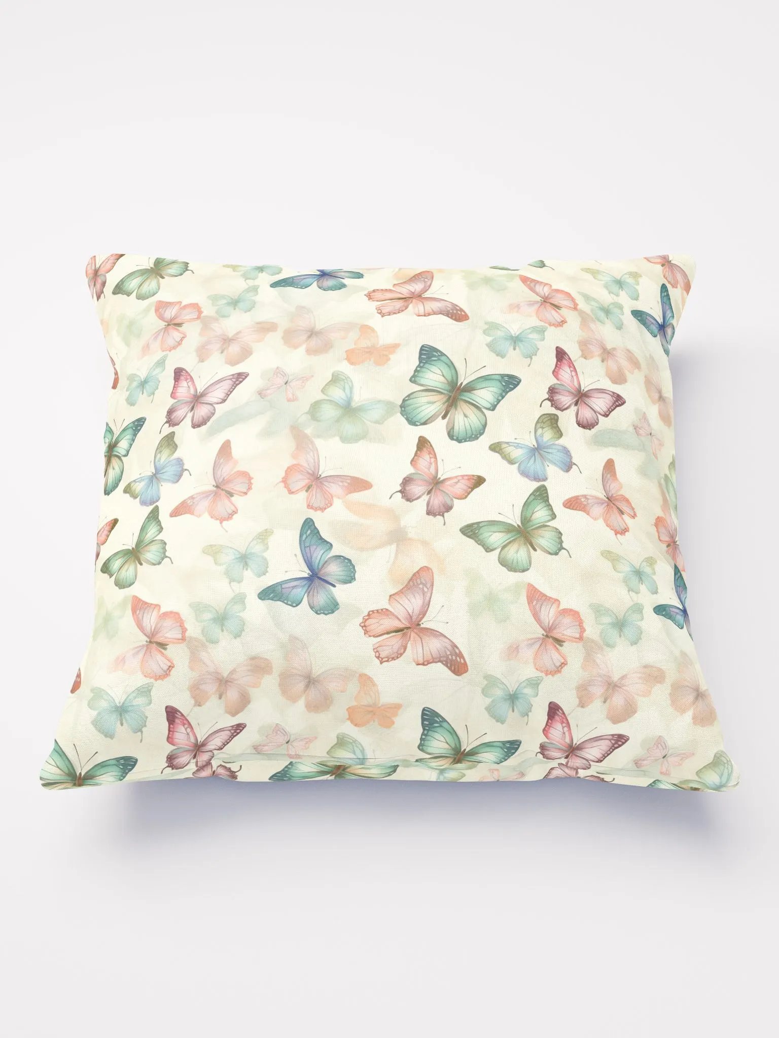Pillow with butterfly print product image (1)