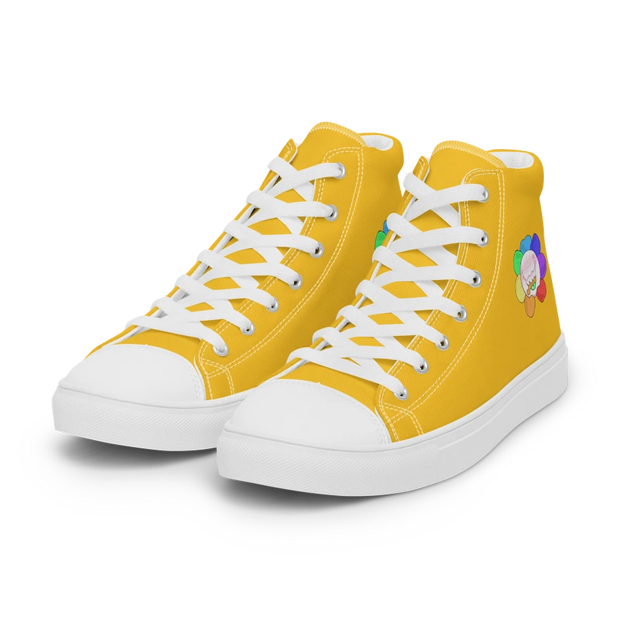 Yellow and White Flower Sneakers product image (6)