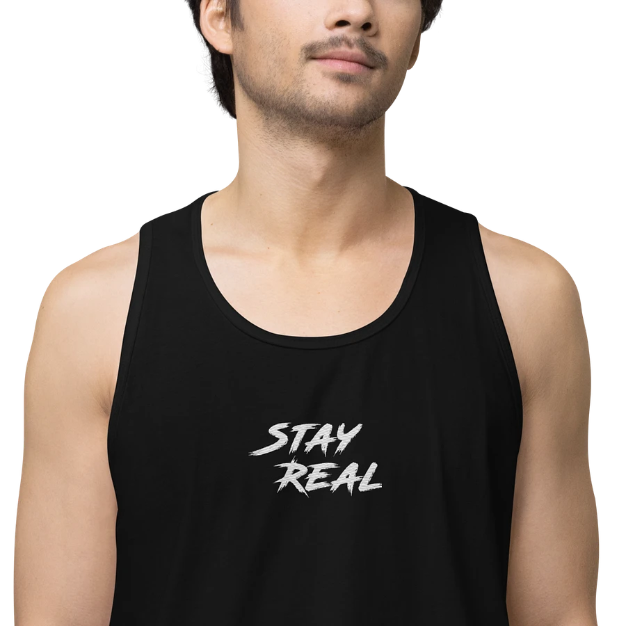 Stay REAL Embroidered Tank product image (1)