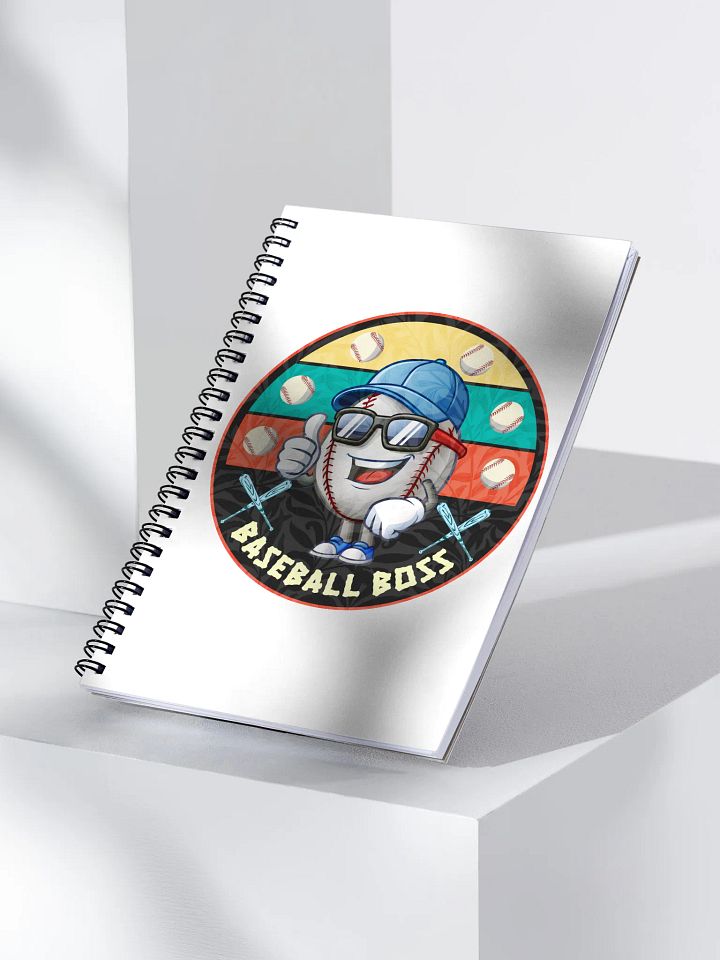 Baseball Boss Thumbs-Up Spiral Notebook product image (2)