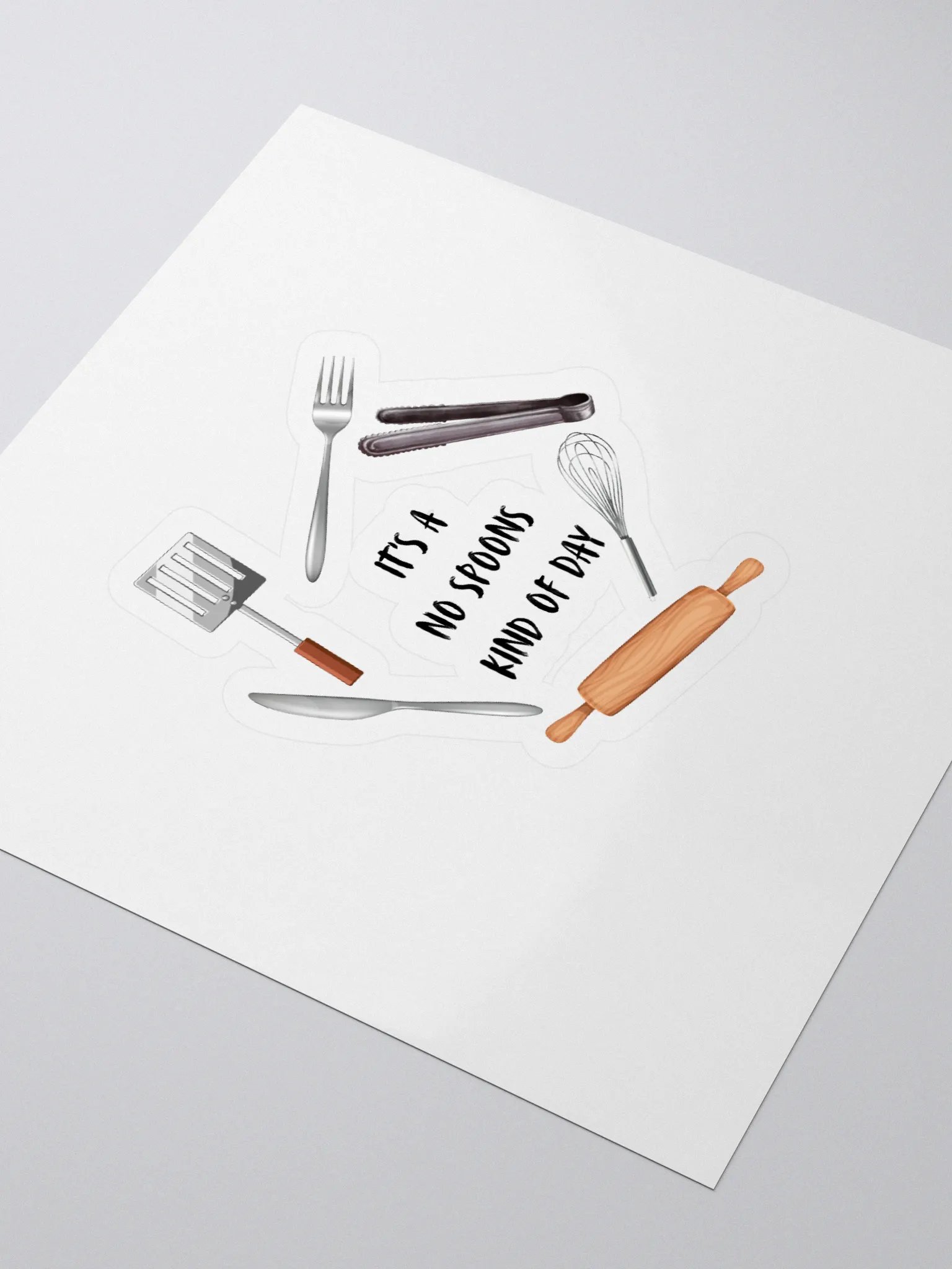 Sticker - It's a No Spoons Kind Of Day product image (3)