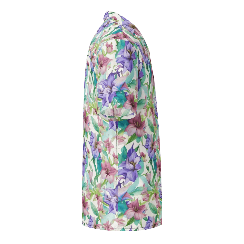 Floral Pattern Tiare Flowers Hawaiian Shirt product image (4)