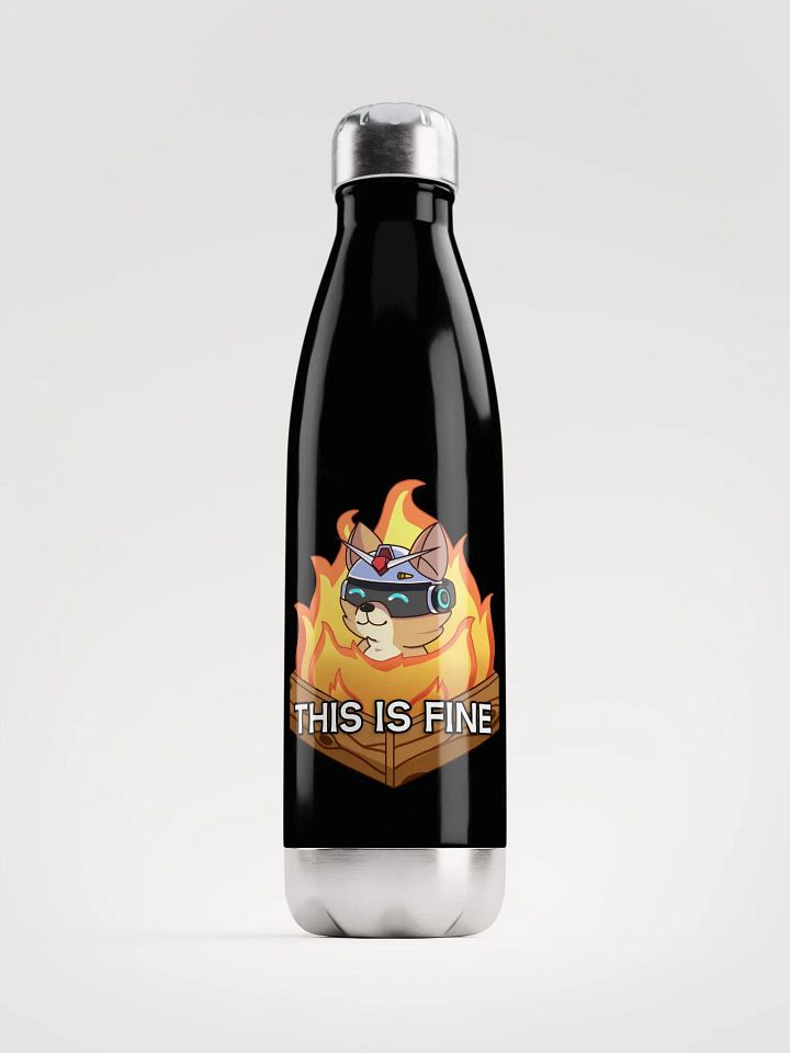 This Is Fine Metal Stainless Steel Water Bottle product image (1)