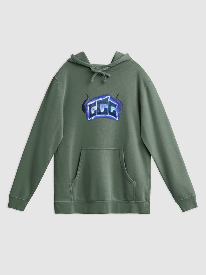 GGG Fire Logo Pigment Dyed Hoodie product image (1)