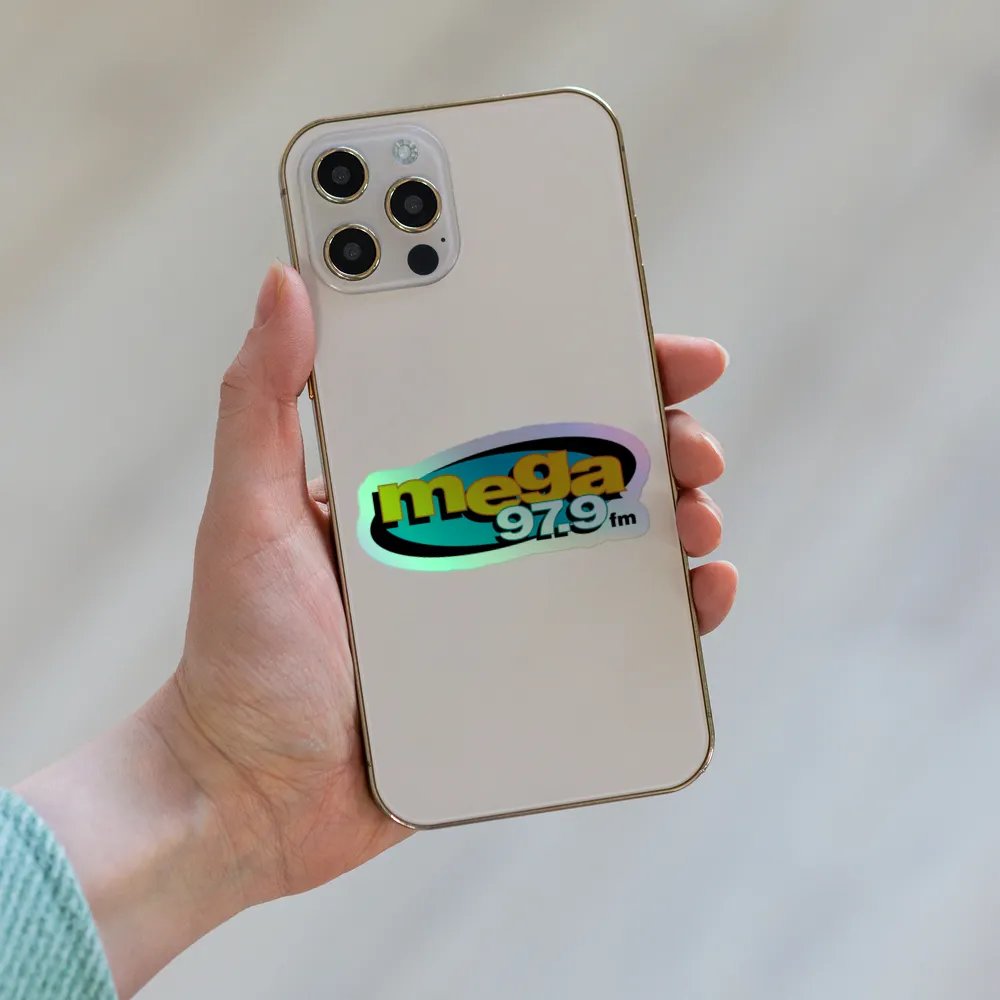 Mega 97.9 Holographic Sticker product image (6)