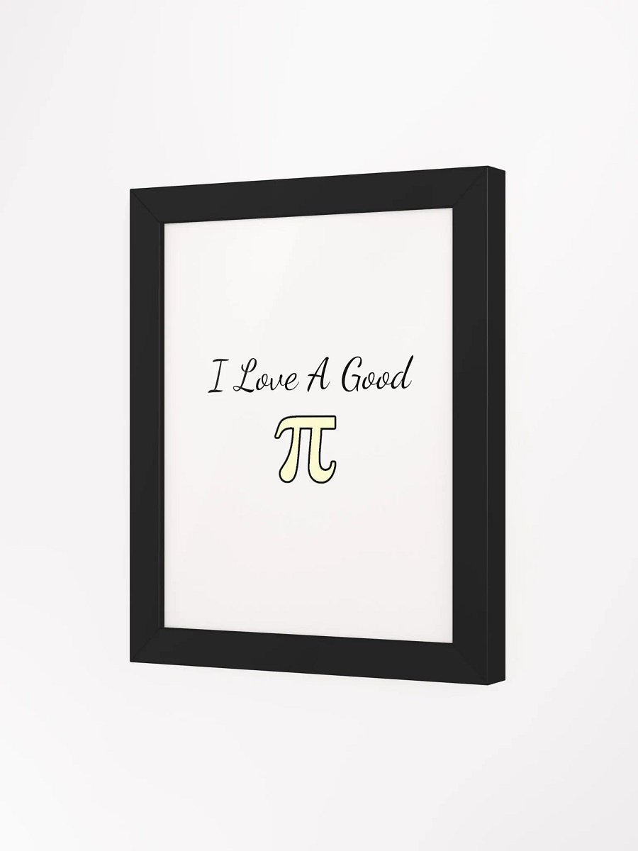 Cream "pi" Framed Poster product image (3)