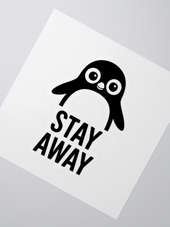 Stay Away Kiss Cut Stickers product image (6)