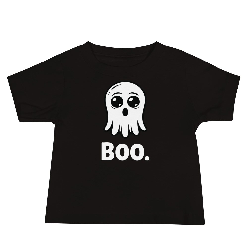 Adorable “Boo” Ghost Baby Halloween T-Shirt – Cute & Comfy Infant Tee product image (1)