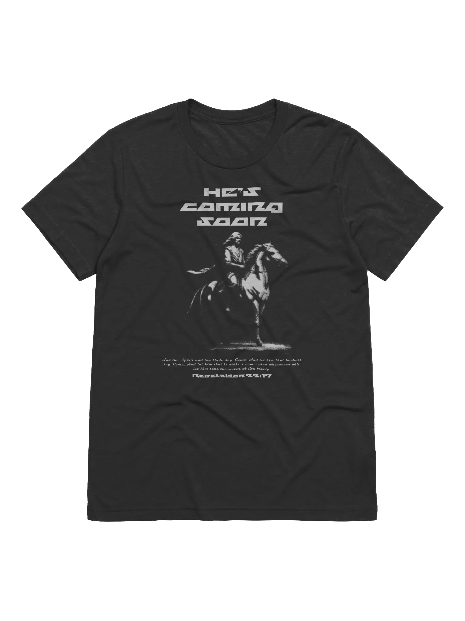 He's Coming Soon Collection - Bella+Canvas Triblend Short Sleeve T-Shirt product image (1)