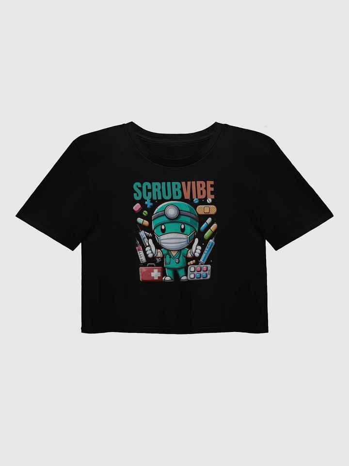 Scrubs Vibes Healthcare Hero Crop Top product image (7)