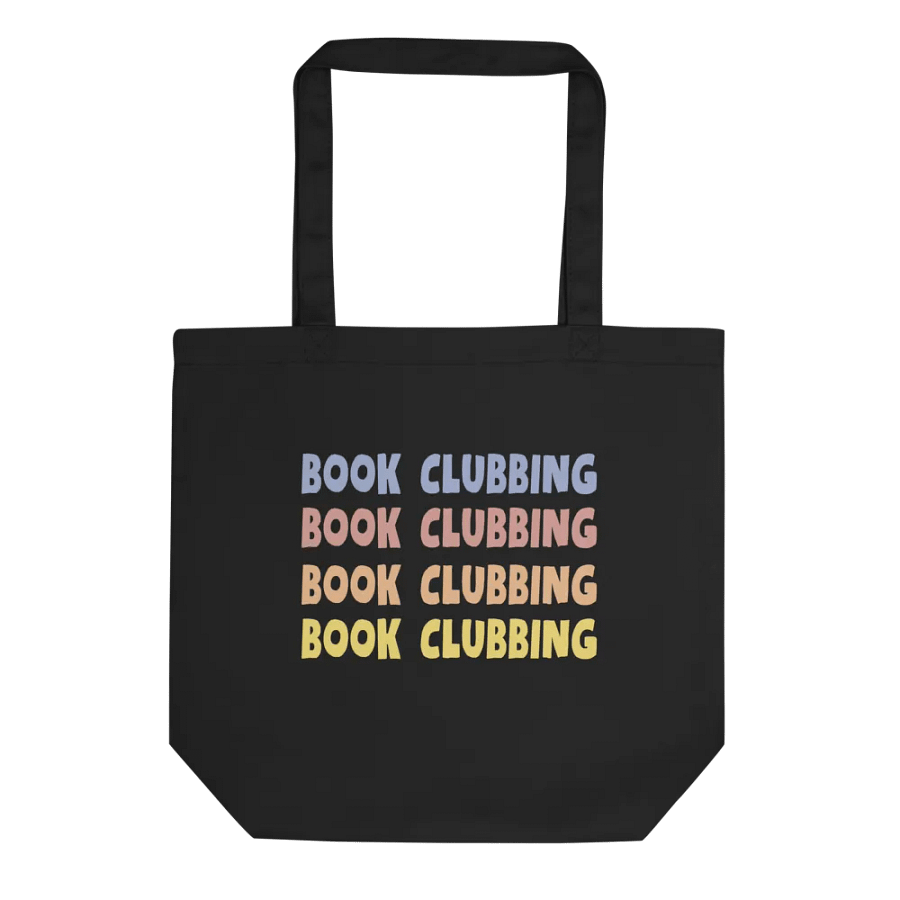 Book Clubbing Bookish Humour Tote Bag product image (1)