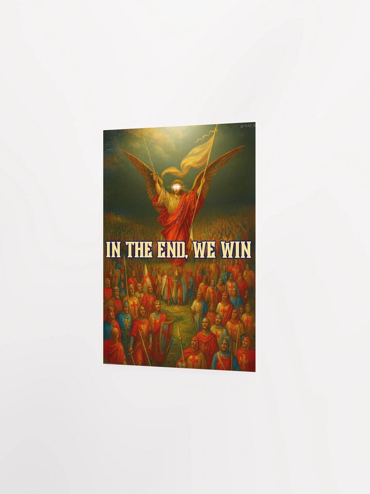 In the end we win poster product image (5)