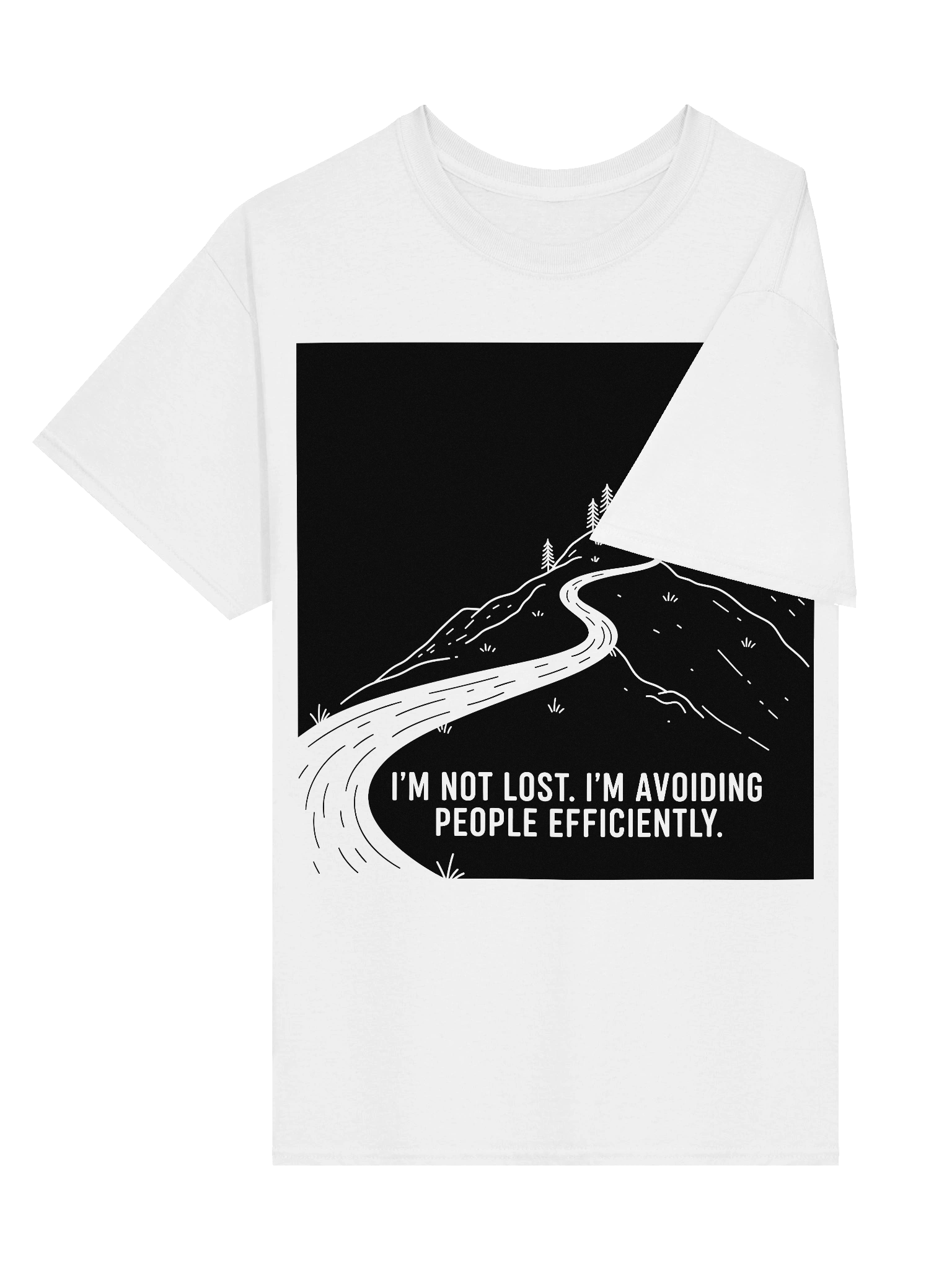 I'm not lost I'm avoiding People - Tee product image (123)