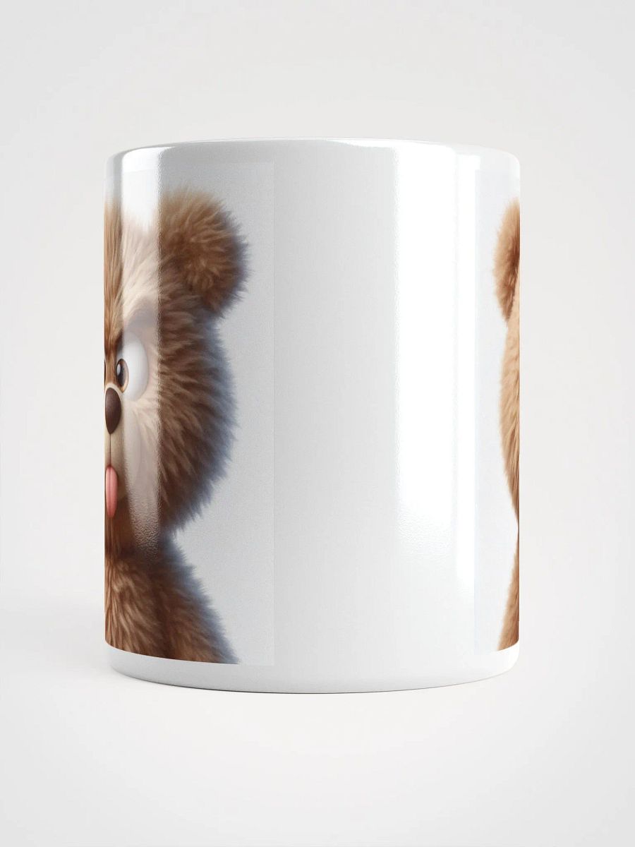 Rude Brown Teddy Bear #Humorous Mug - White product image (5)