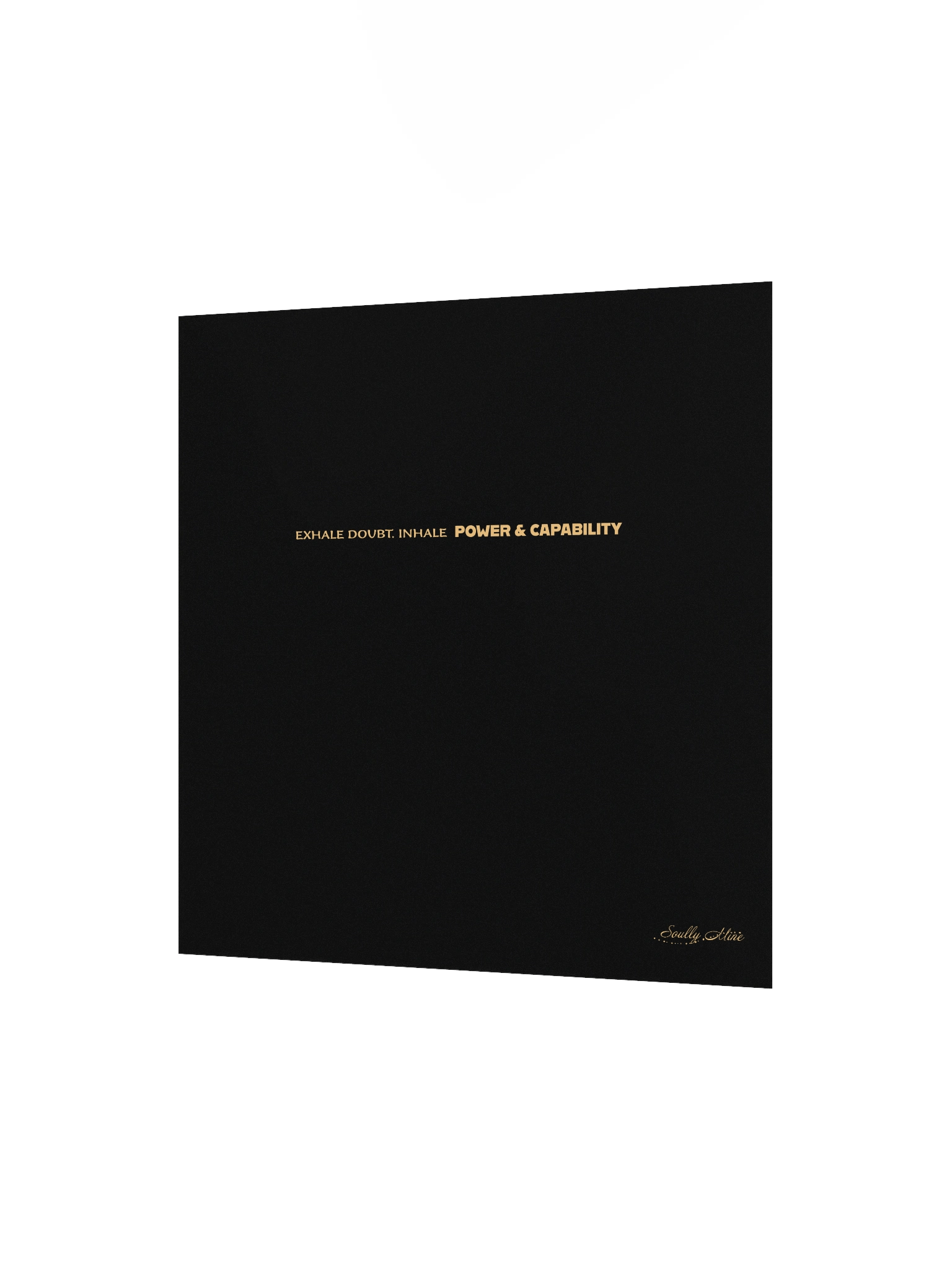 Soully Mine- GOLD PRINT Exhale, Inhale Matte Poster product image (4)