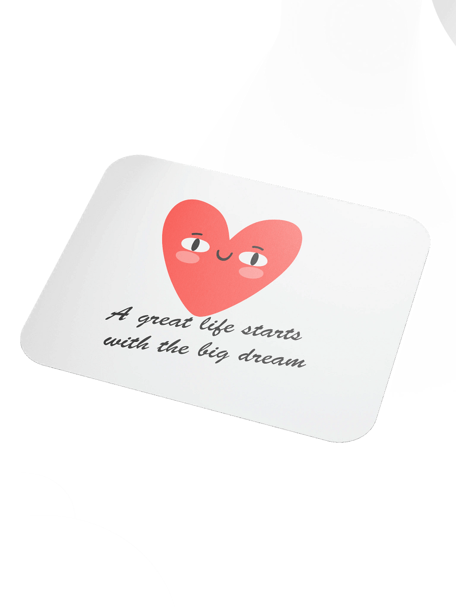 A great life starts with the big dream - Mouse Pad product image (3)