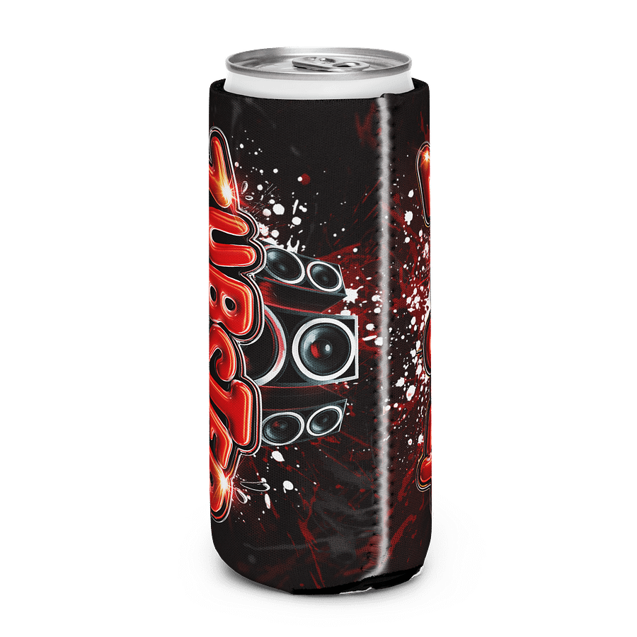 Zubstep Splatter Slim Can Koozie product image (2)