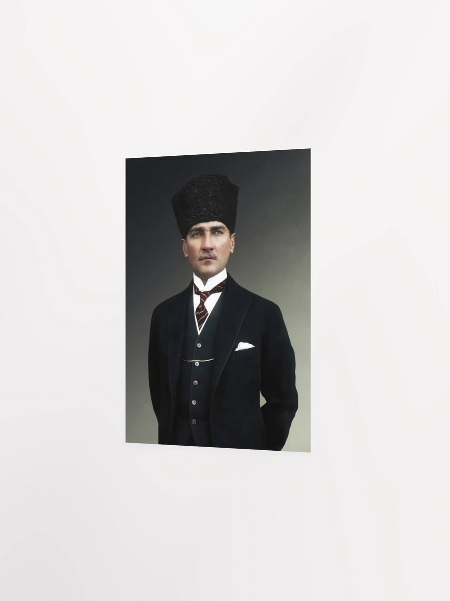 Mustafa Kemal Atatürk photo poster, 1930s — Turkish Leader wall art for office product image (8)
