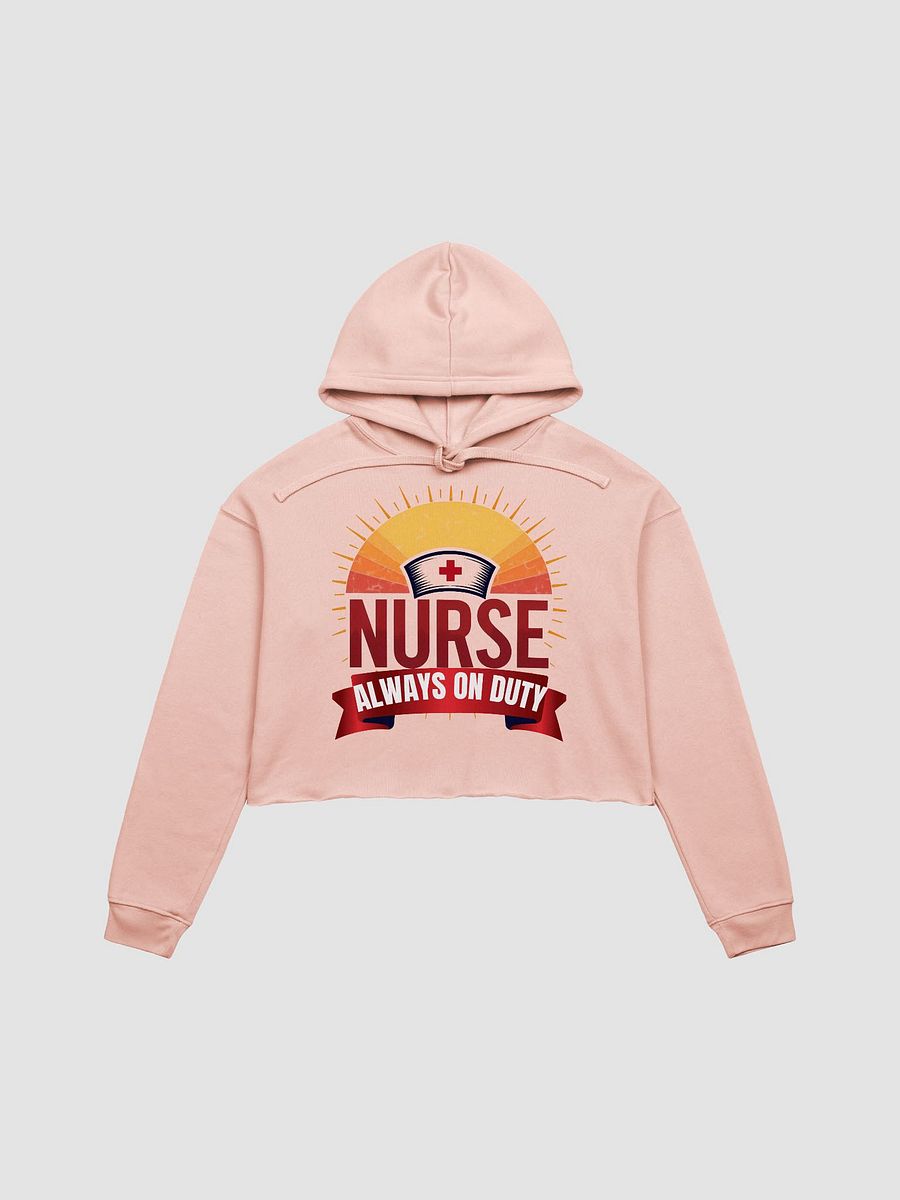 Sunset Nurse Always On Duty Crop Hoodie product image (5)