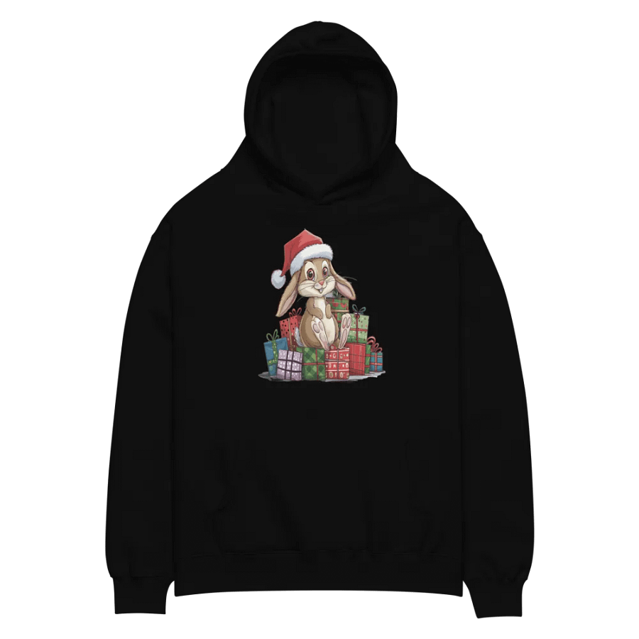 Santa Bunny AS Colour Unisex Premium Oversized Hoodie product image (2)