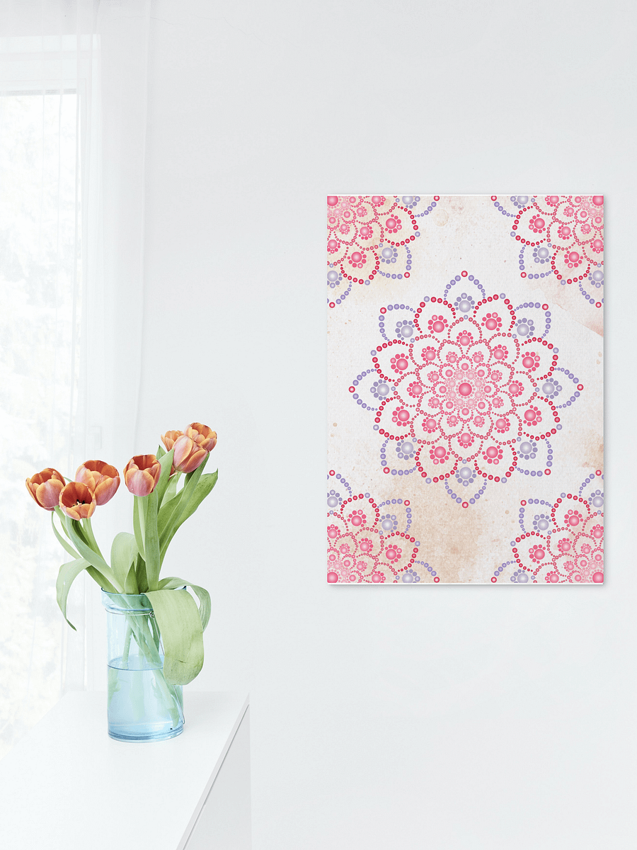 Purple and Pink Dot Mandala Posters, 2 JPG files product image (3)