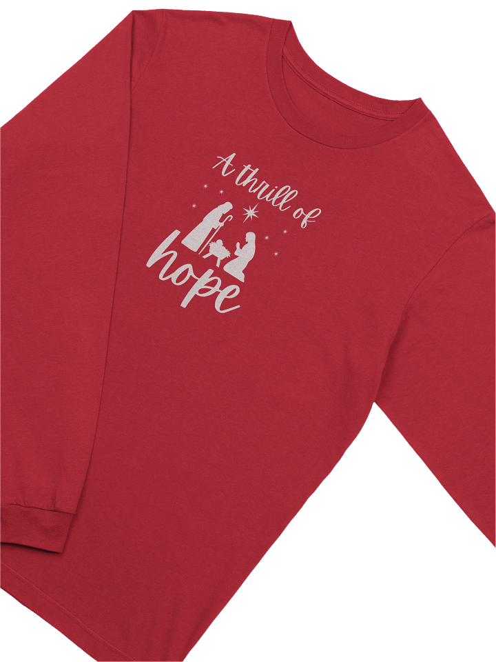 A thrill of hope long sleeve product image (2)