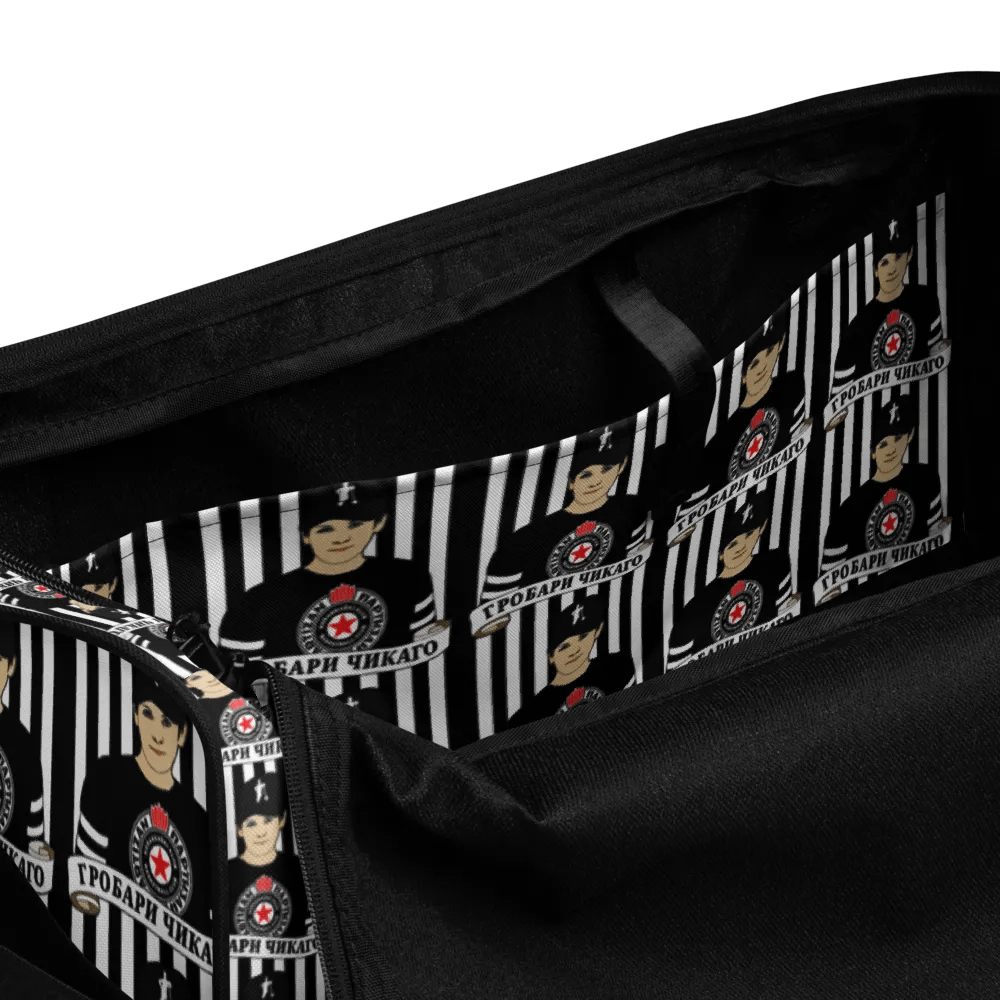 Grobari Čikago KK Partizan All-Over Print Duffle Bag product image (7)
