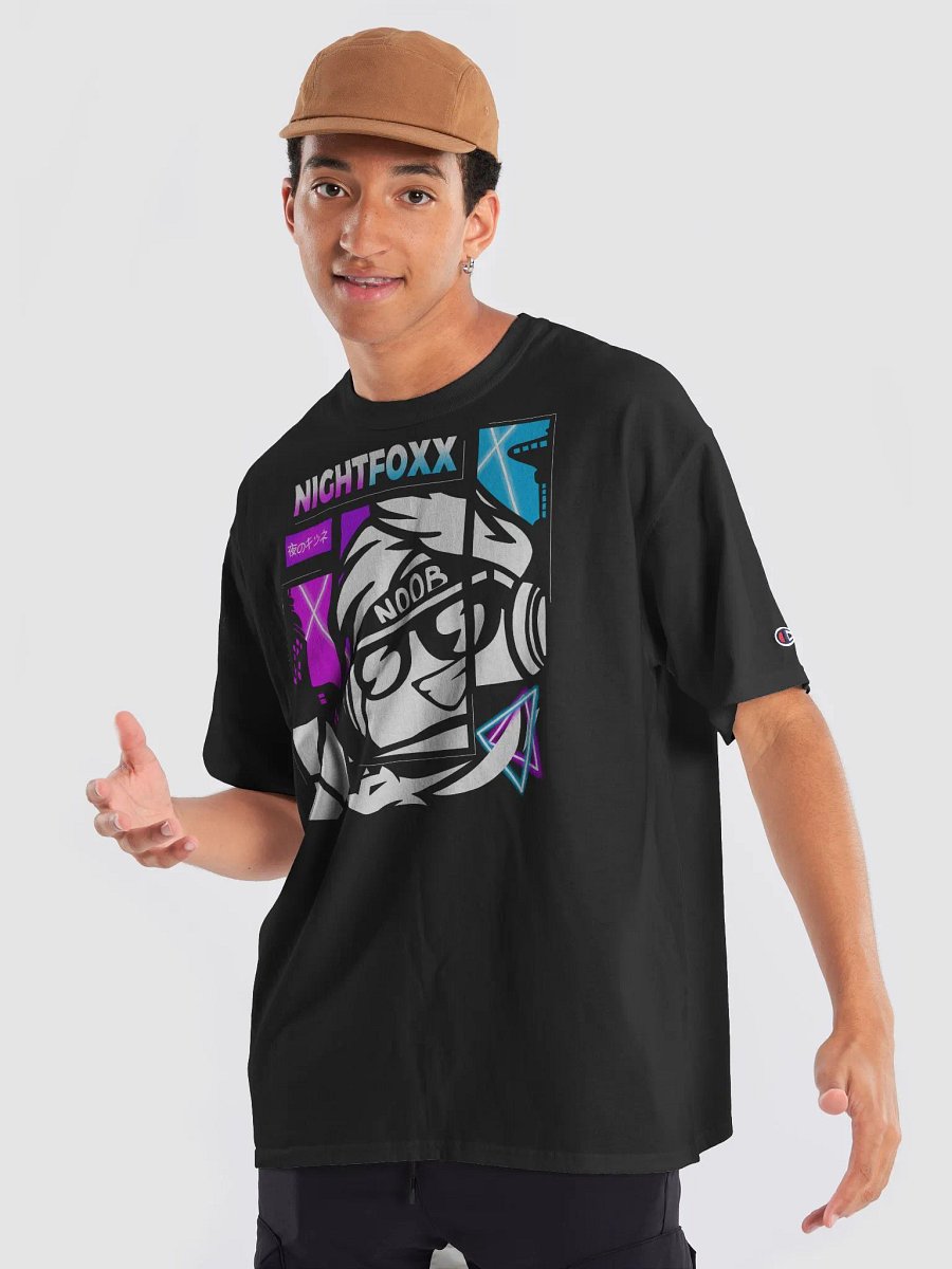 NightFoxx Panel Art Tee Black (PREMIUM) product image (8)