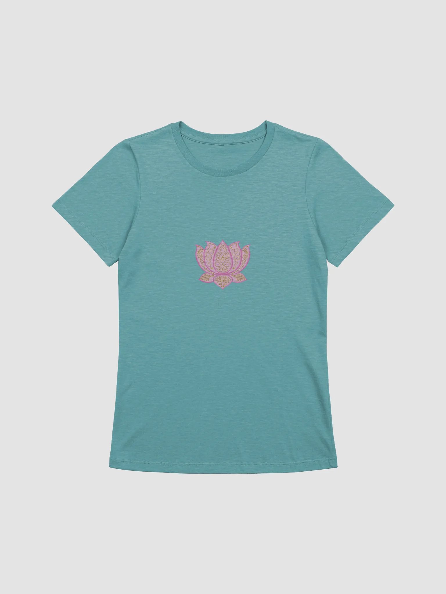 Golden Lotus Blossom Women's Relaxed-fit T-Shirt product image (3)