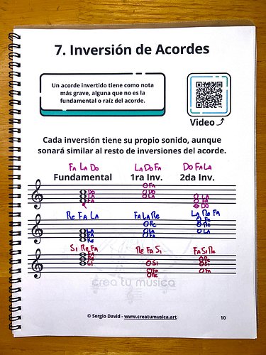 Los acordes pueden estructurarse de diversas formas: empezando por la nota fundamental, la tercera, la quinta, la séptima, et...