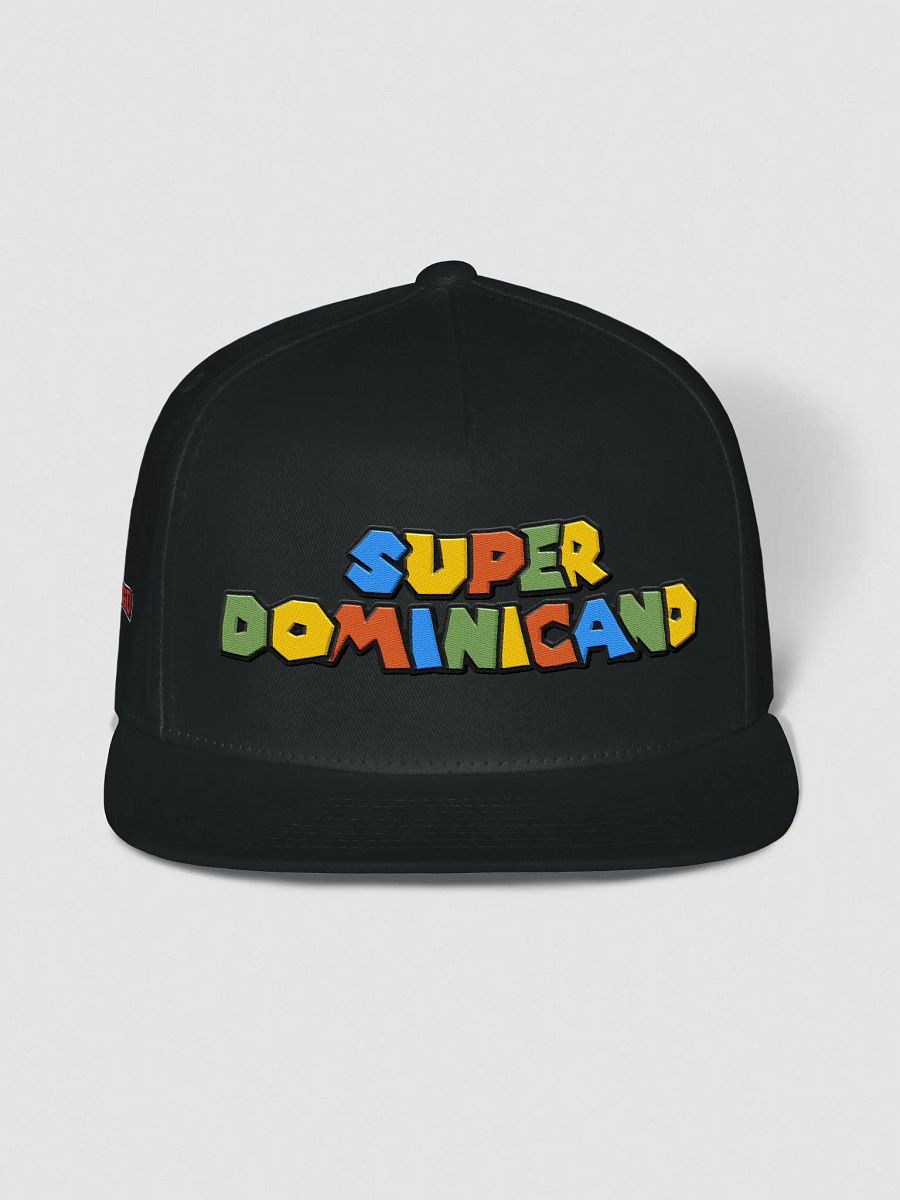Flat Snapback Cap Super Dominicano product image (1)