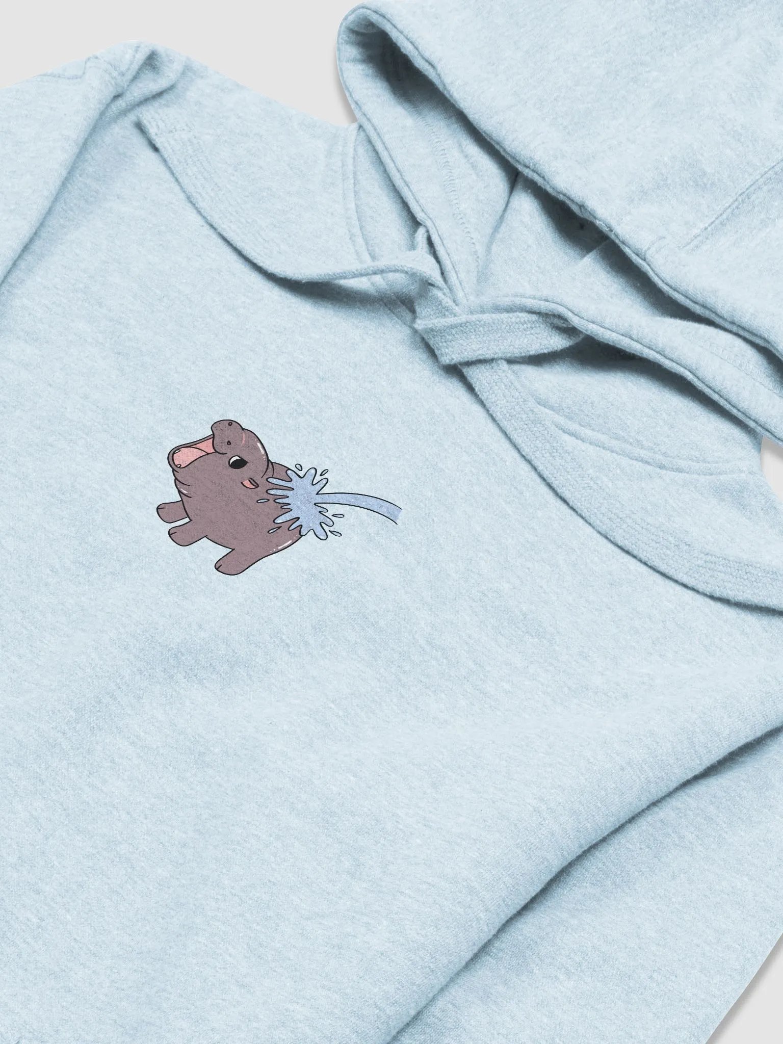 MOODENG'S SPLASHY PREMIUM HOODIE! product image (3)