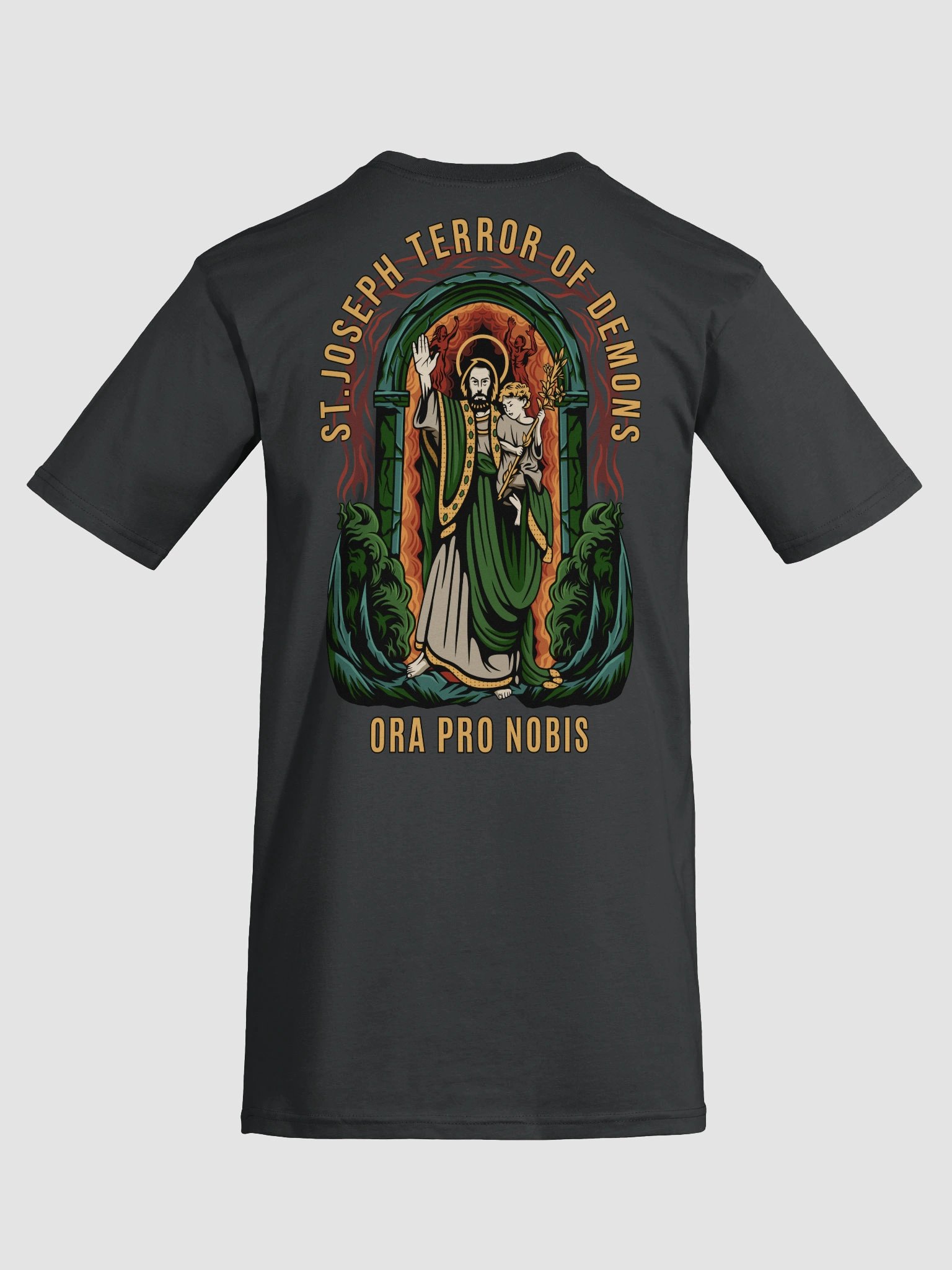 St.Joseph Terror of Demons Heavy Tee product image (9)