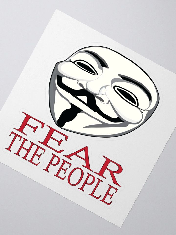 Fear The People - Kiss Cut Stickers product image (2)