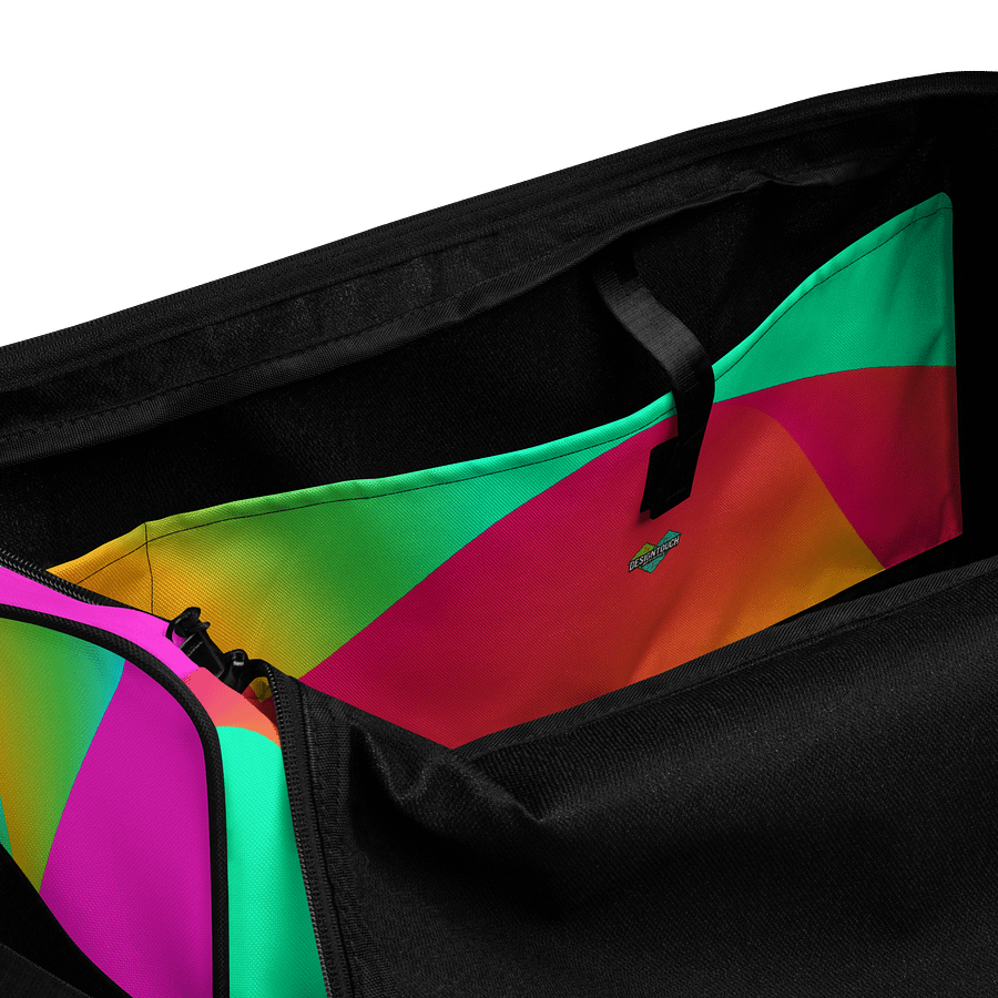 Vibrant Ribbon Waves All-Over Duffle Bag product image (7)