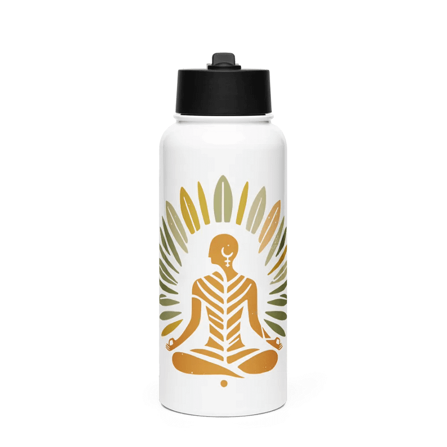 Zen Leaf - Mystic Meditation Stainless Steel Bottle product image (1)
