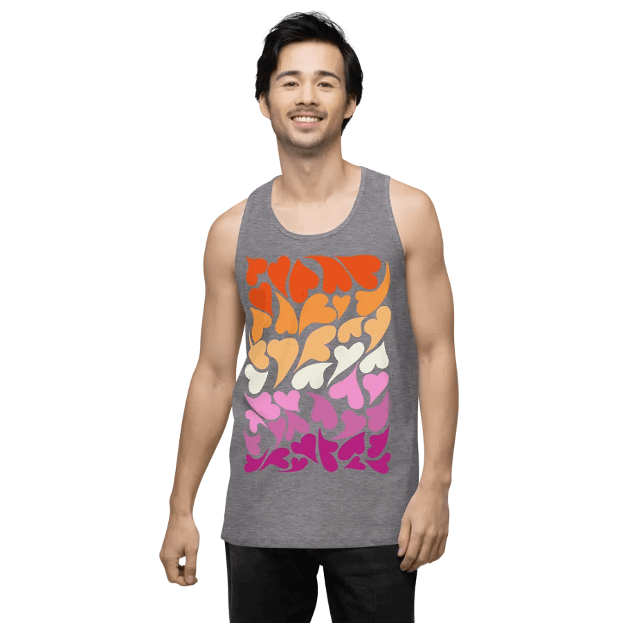 Nestled PRIDE Lesbian Tank Top product image (44)